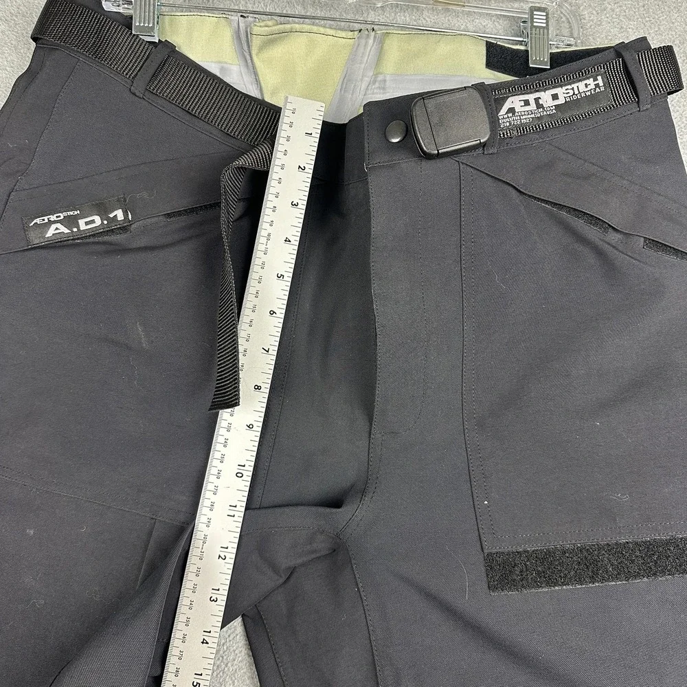 Aerostich AD-1 Pants Mens 36x34 Black Gore-Tex Motorcycle Cargo Waterproof Biker - Picture 6 of 14